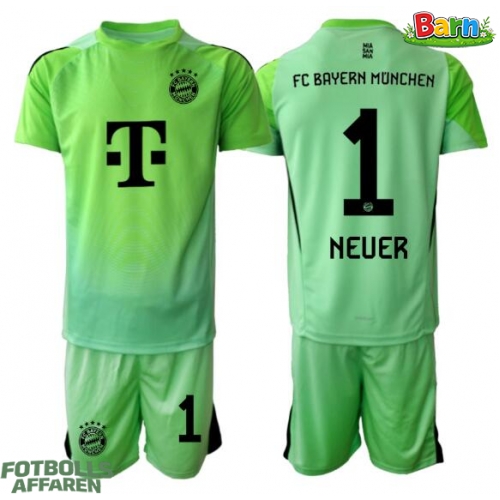 Bayern Munich Manuel Neuer #1 Målvakt Hemmaställ Barn 2025-26 Kortärmad (+ Korta byxor)